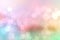 Abstract pastel vivid summer bokeh in soft color style background with free space for text