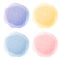 Abstract pastel watercolor labels