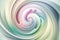 Abstract pastel whirlpool color background. Colored background. Generative AI