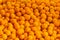 Abstract pattern background of pile sweet Navel orange in supermarket Citrus x sinensis ,Citrus aurantium which is hybrid fruit