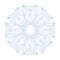 Abstract pattern. Beautiful snowflake. Decorative ornament. Mandala. Vector background.