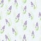 Abstract pattern with lavender on a light background.