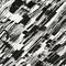 abstract pattern with lines A black and white abstract graphic texture with a line pattern and a textile element