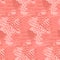 Abstract pattern with liquid shapes in trendy coral color