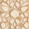 Abstract pattern synapse - seamless background - White Oak wood