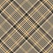 Abstract pattern for textile print. Tweed tartan check plaid in gold and black for jacket, coat, skirt, blanket.