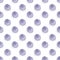 Abstract pattern with of watercolor circles in shades blue, violet and gray. Hand drawn polka dot. Texture for textile