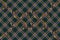 Abstract patterns on a checkered background. Creative option for new types of fabrics
