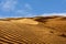 Abstract patterns in the dunes of Arabian desert