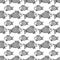 Abstract patterns fish doodles sketch