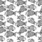 Abstract patterns fish doodles sketch