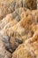 Abstract Patterns and Lahers of Colorful Travertine Springs at Mammoth Hot Springs, Yellowstone National Park