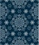 Abstract patterns snowflakes color