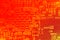 Abstract pcb red colors background