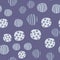 Abstract pebble seamless pattern. Hand drawn stones wallpaper