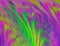 Abstract phosphorescent violet geometries, abstract graphics