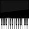 Abstract piano background