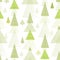 Abstract pine tree forest seamless pattern