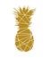 Abstract pineapple. Pineapple vector illustration