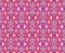 Abstract pink background, swirly seamless pattern