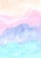 Abstract pink, blue and purple watercolor background.