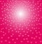 Abstract pink hearts background