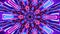 Abstract Pink Purple Blue Neon Kaleidoscope Mandala Patterns Rotating. 4K Seamless Loop Abstract Motion Graphics Geometric Design