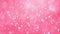 Abstract Pink Shiny Heart Shape Bokeh lights Glitter Particles Loop Background Animation.