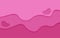 Abstract pink slime paper cut vector background
