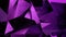 Abstract polygon fractal purple background