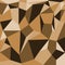 Abstract Polygons Brown Background