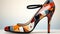 Abstract Pop Art Shoe Design a unique and surreal pop art inspired shoe design. artwork features a colorful and abstract the