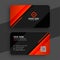 Abstract professional ready business visiting card template