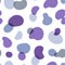 Abstract purple and blue blob pattern