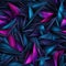 Abstract purple and blue triangles wallpaper with distorted forms (tiled)