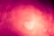 Abstract purple bokeh heart shape