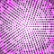 Abstract purple dotted background halftone dots radial texture illustration.