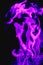 Abstract purple fire flames