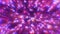 Abstract purple futuristic hi-tech energy particles dots and squares