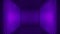 Abstract purple futuristic wooden tunnel background with haze corridor and volumetric light. Glowing purple light with shadow,