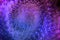 Abstract purple glitter grain background with shining spot  untwisted with spiral
