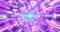 Abstract purple glowing neon laser tunnel futuristic hi-tech with energy lines