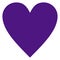 Abstract purple heart background.Valentines Day.