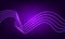 Abstract purple neon wave gradient with line glowing on dark background. Futuristic creative shine backdrop. 3d render. Curved