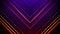 Abstract Purple Orange Glowing 3D V-lines Pattern Motion View With Dark Purple Red