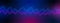 Abstract Radio Waves in Dark Blue and Pink Banner Background