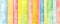 Abstract rainbow acrylic and watercolor strip line paint background. Texture paper. Horizontal long banner