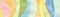 Abstract rainbow acrylic and watercolor wave painting background. Texture paper. Horizontal long banner
