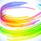 Abstract rainbow cylinder vector background