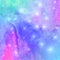 Abstract rainbow galaxy gradient watercolor texture background.